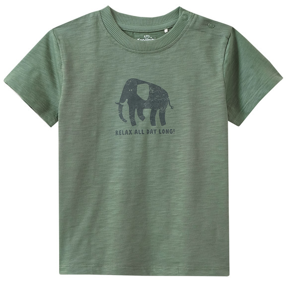 Baby T-Shirt aus Bio-Baumwolle dunkelgrün, aktuell leider ausverkauft