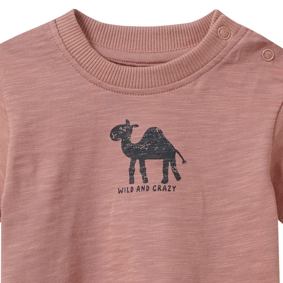 Newborn T-Shirt mit Kamel-Print