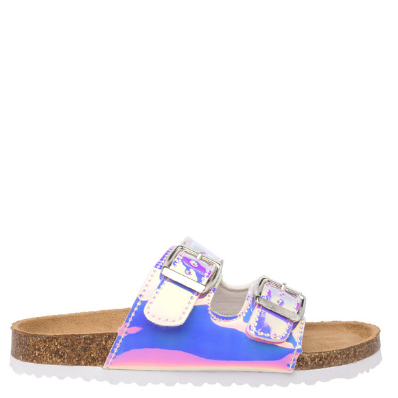 Mädchen Sandalen im Metallic-Look