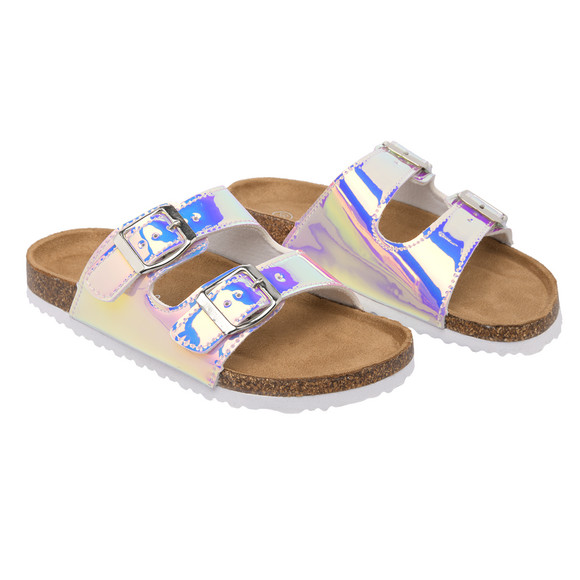 Mädchen Sandalen im Metallic-Look