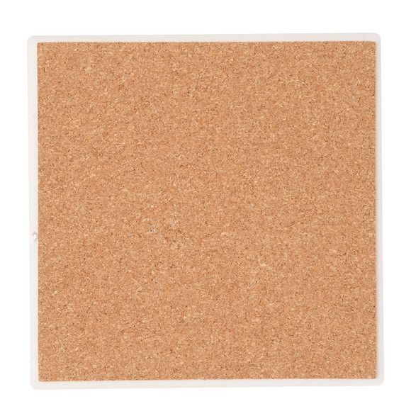 Keramische onderzetter met motief