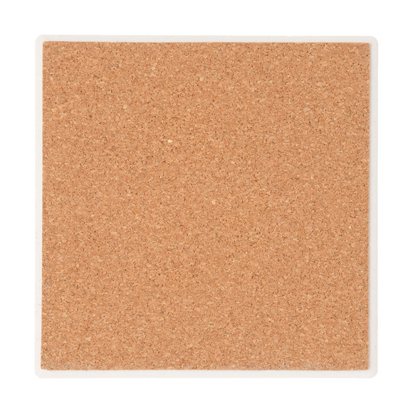 Keramische onderzetter met motief