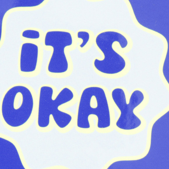 Keramische onderzetter met motief