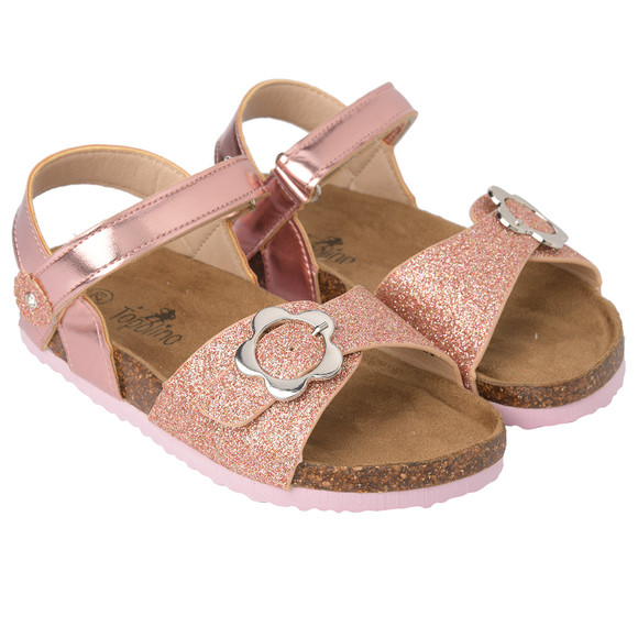 Mädchen Sandalen im Glitzer-Look
