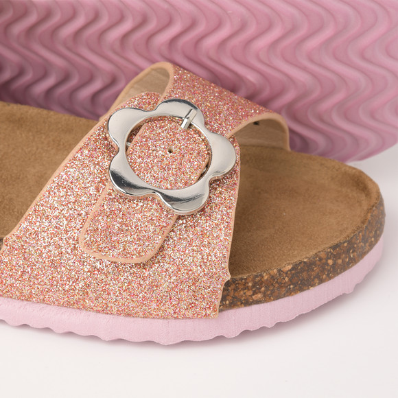 Mädchen Sandalen im Glitzer-Look