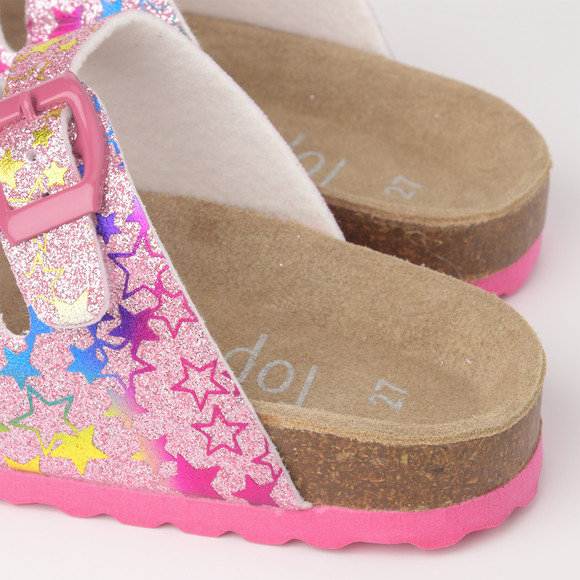Mädchen Sandalen im Glitzer-Look