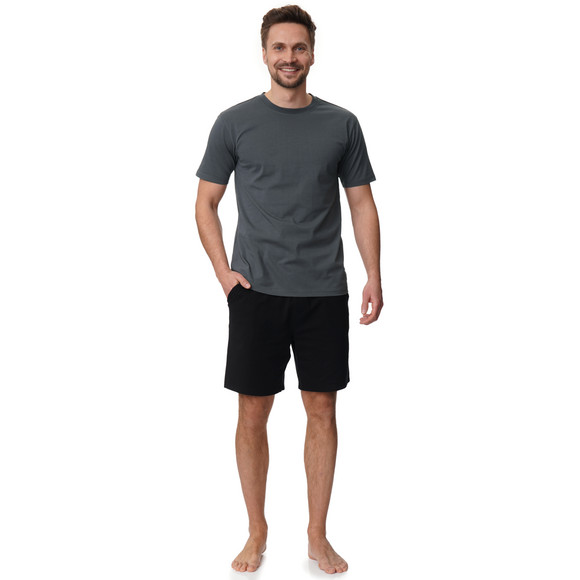 Herren Schlafshirt mit Rundhals