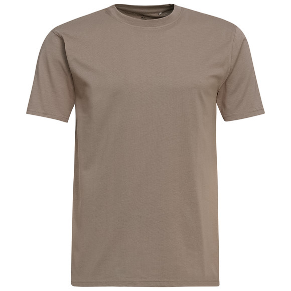 Herren Schlafshirt mit Rundhals braun