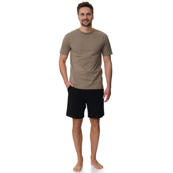 Herren Schlafshirt mit Rundhals