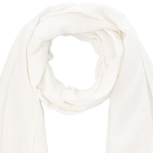 Mousseline sjaal voor dames effen kleur