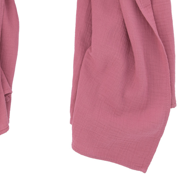 Mousseline sjaal voor dames effen kleur