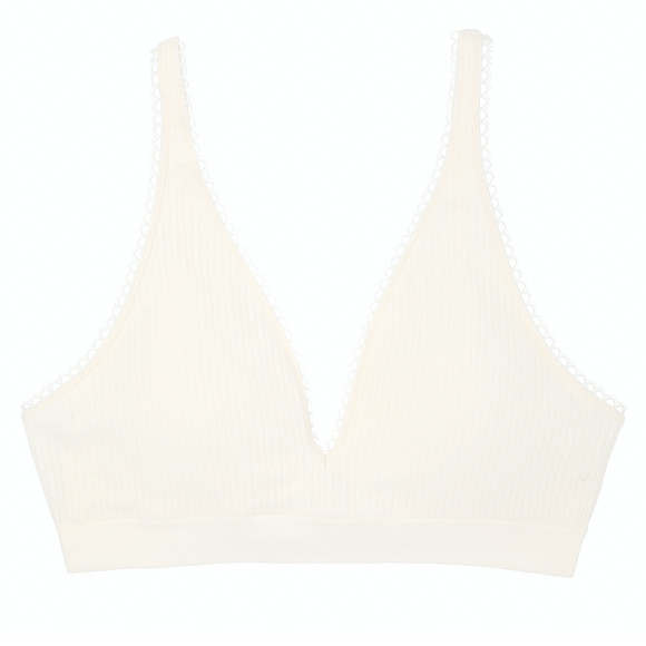 Damen Seamless-Bustier mit Rippstruktur
