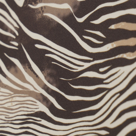 Naadloze bustier voor dames met zebraprint