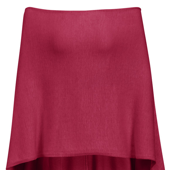 Damen Poncho mit Tasseln