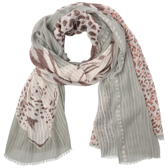 Damen Tuch mit Animal-Print