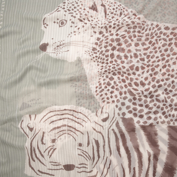 Damen Tuch mit Animal-Print