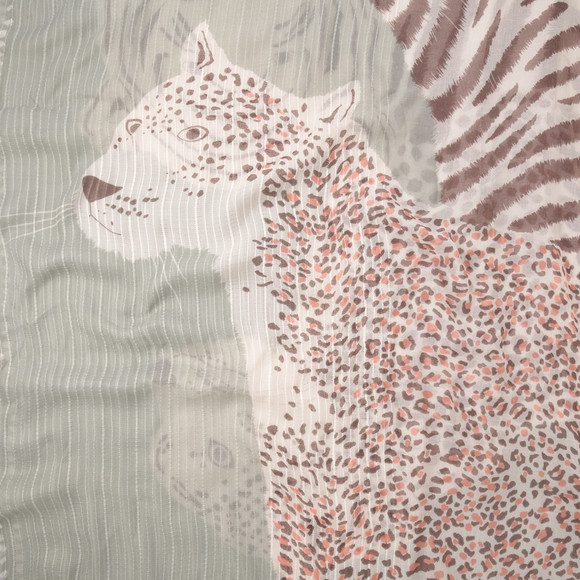Damen Tuch mit Animal-Print