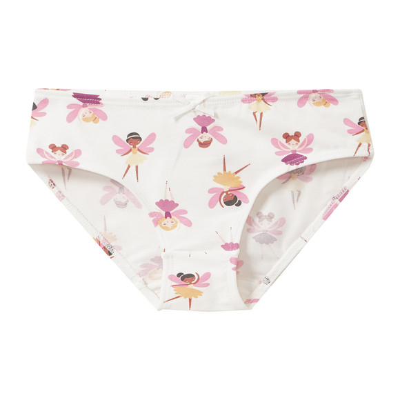 3 Mädchen Slips mit Bio-Baumwolle