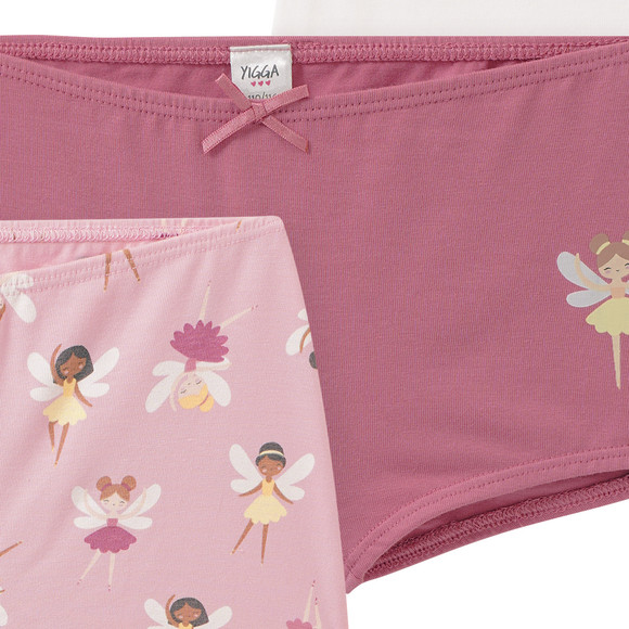 5 Mädchen Pantys mit Bio-Baumwolle