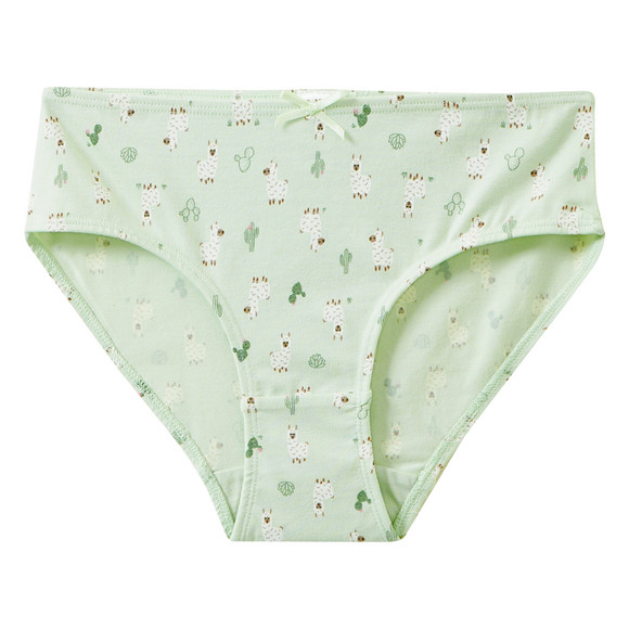 5 Mädchen Slips mit Bio-Baumwolle