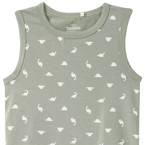 Baby body met dinosaurusprint all-over