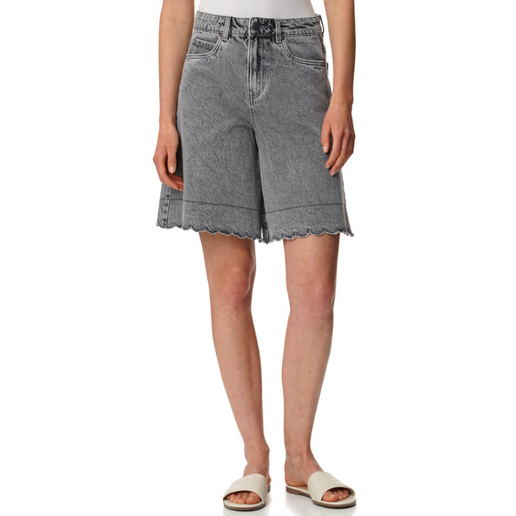 Damen Bermuda-Shorts in Denim-Optik