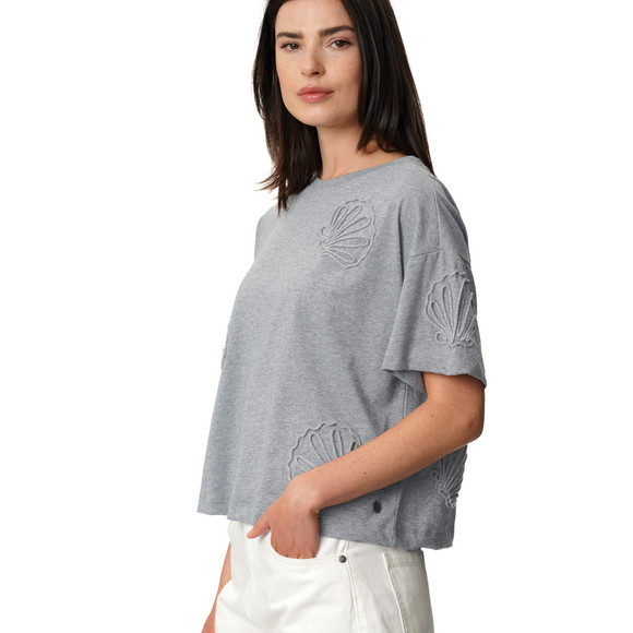 Damen T-Shirt mit Applikationen