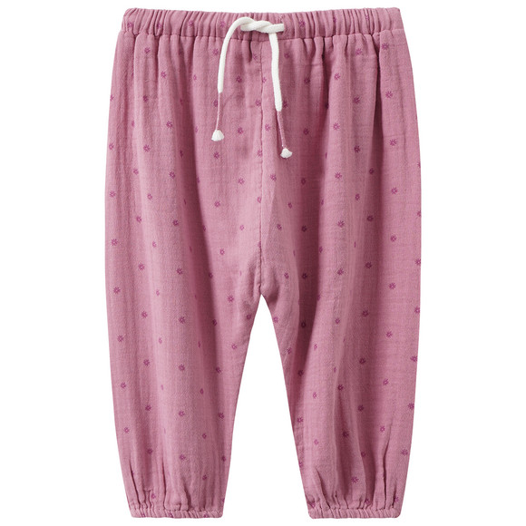 Baby Musselin-Hose mit BLumen-Allover
