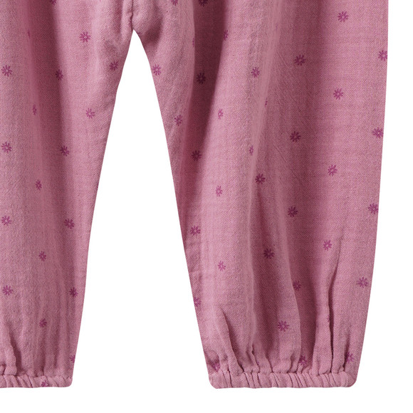 Baby Musselin-Hose mit BLumen-Allover