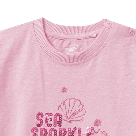 Baby T-Shirt mit Pailletten
