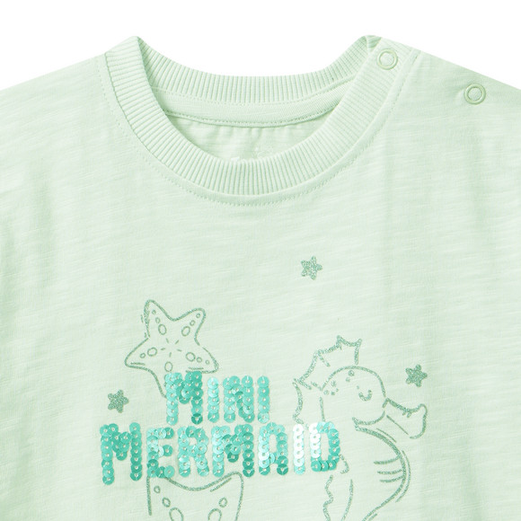 Baby T-Shirt mit Pailletten