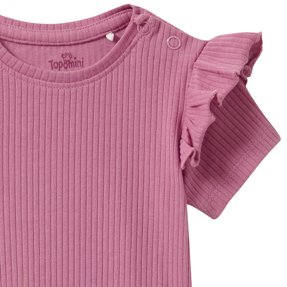 Baby T-Shirt mit Rüschen