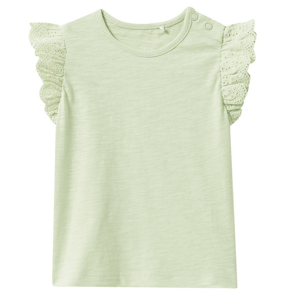 Baby T-Shirt mit Lochstickerei