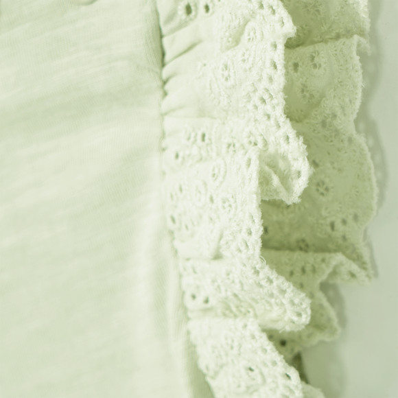 Baby T-Shirt mit Lochstickerei