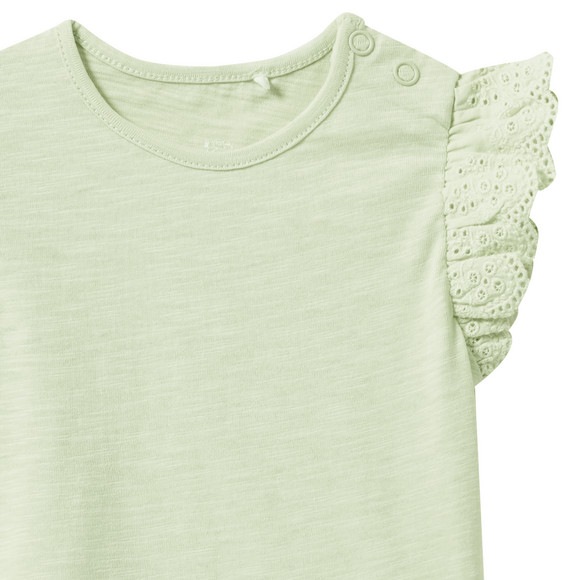 Baby T-Shirt mit Lochstickerei