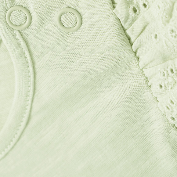 Baby T-Shirt mit Lochstickerei