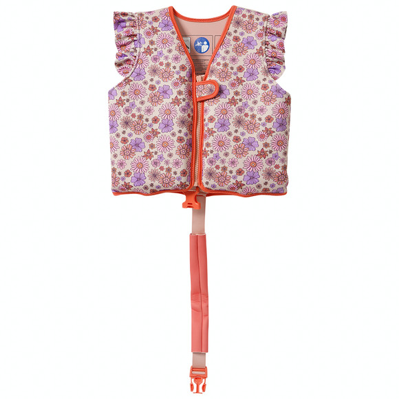 Schwimmweste mit Blumen-Motiv