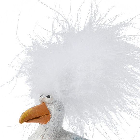 Deko-Möwe mit Feder-Detail