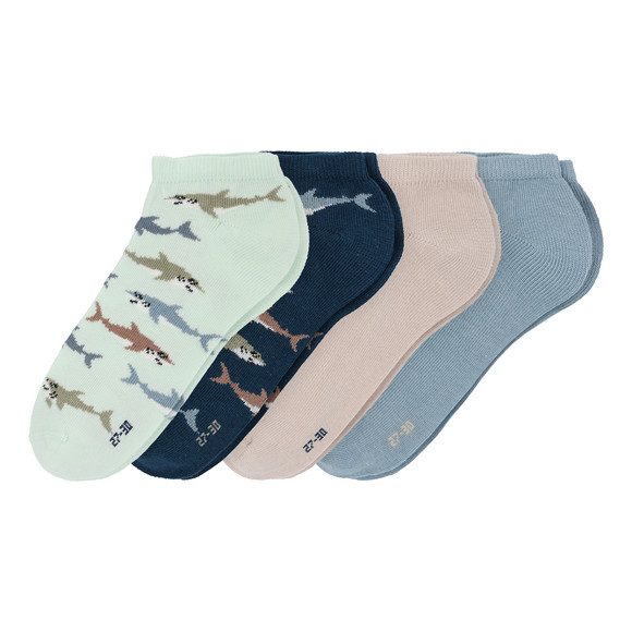 4 Paar Jungen Sneaker-Socken im Set