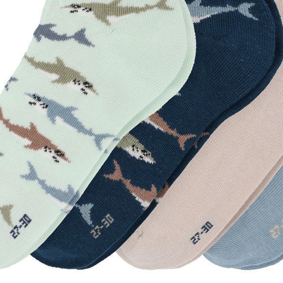 4 Paar Jungen Sneaker-Socken im Set