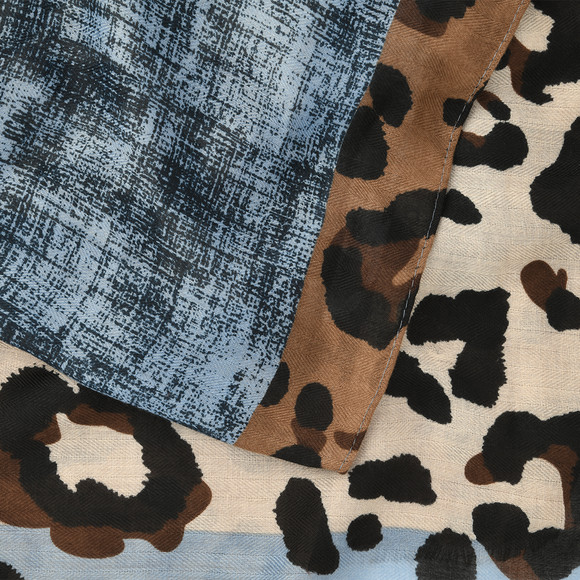 Damen Tuch mit tierischem Allover-Motiv