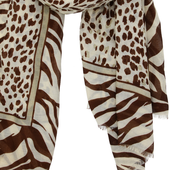 Damen Tuch mit tierischem Allover-Motiv