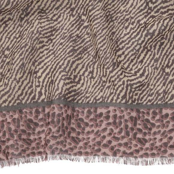 Damen Tuch mit tierischem Allover-Motiv