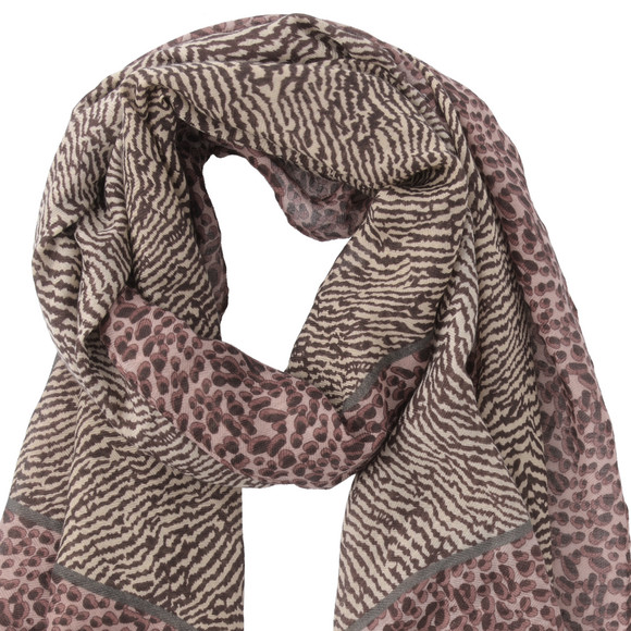 Damen Tuch mit tierischem Allover-Motiv