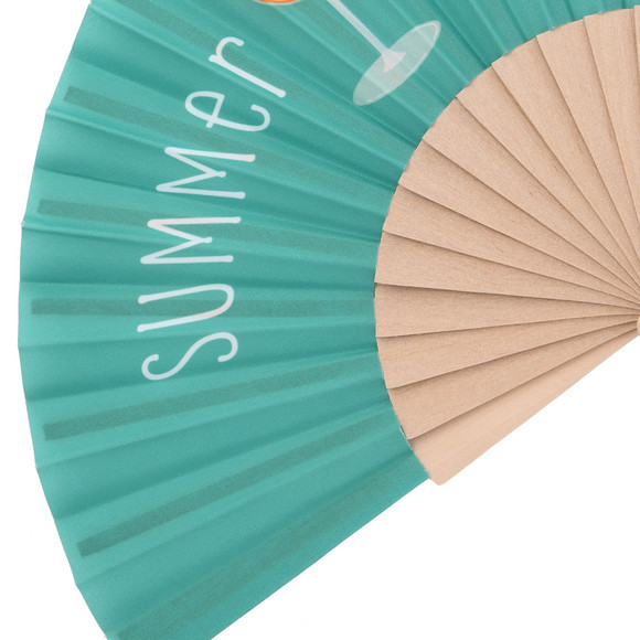 Fächer im sommerlichen Design