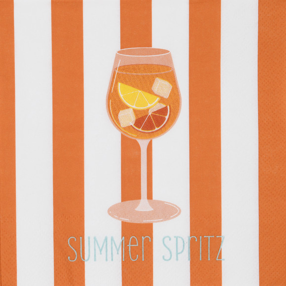 20 Servietten im sommerlichen Design