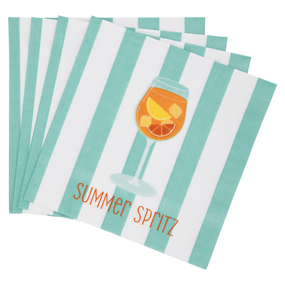 20 Servietten im sommerlichen Design
