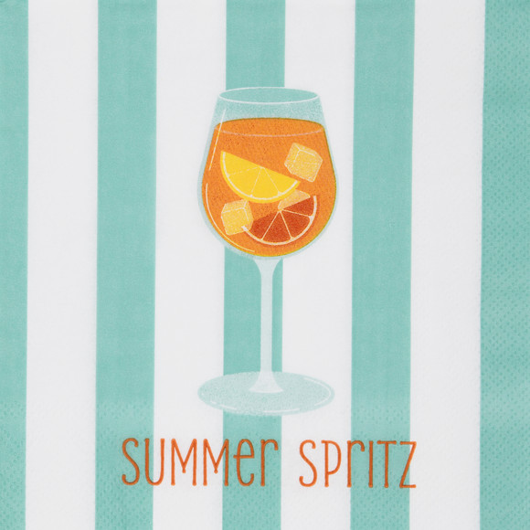 20 Servietten im sommerlichen Design