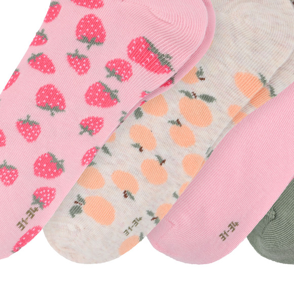4 Paar Mädchen Sneaker-Socken im Set