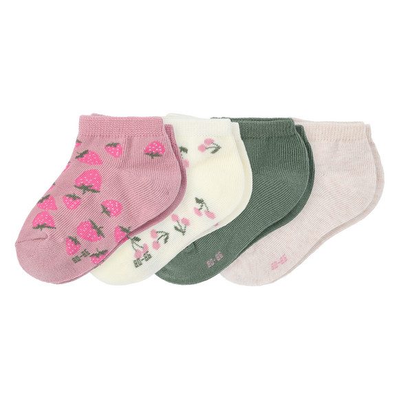 4 Paar Baby Sneaker-Socken im Set